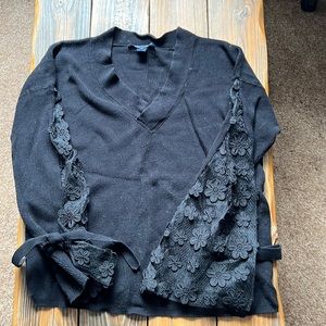 French Connection black sweater size L